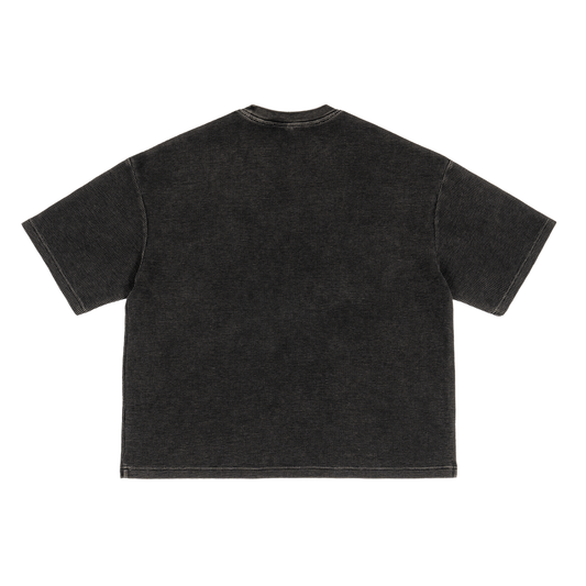 LEMON CHERRY WASHED WAFFLE T-SHIRT